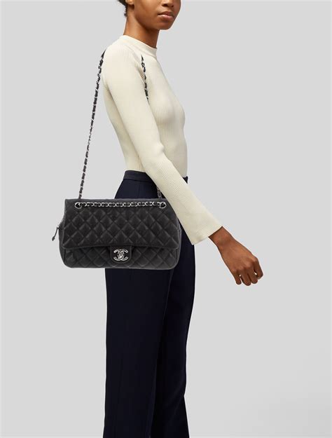 chanel easy caviar flap bag|Chanel Easy Caviar Flap Shoulder Bag .